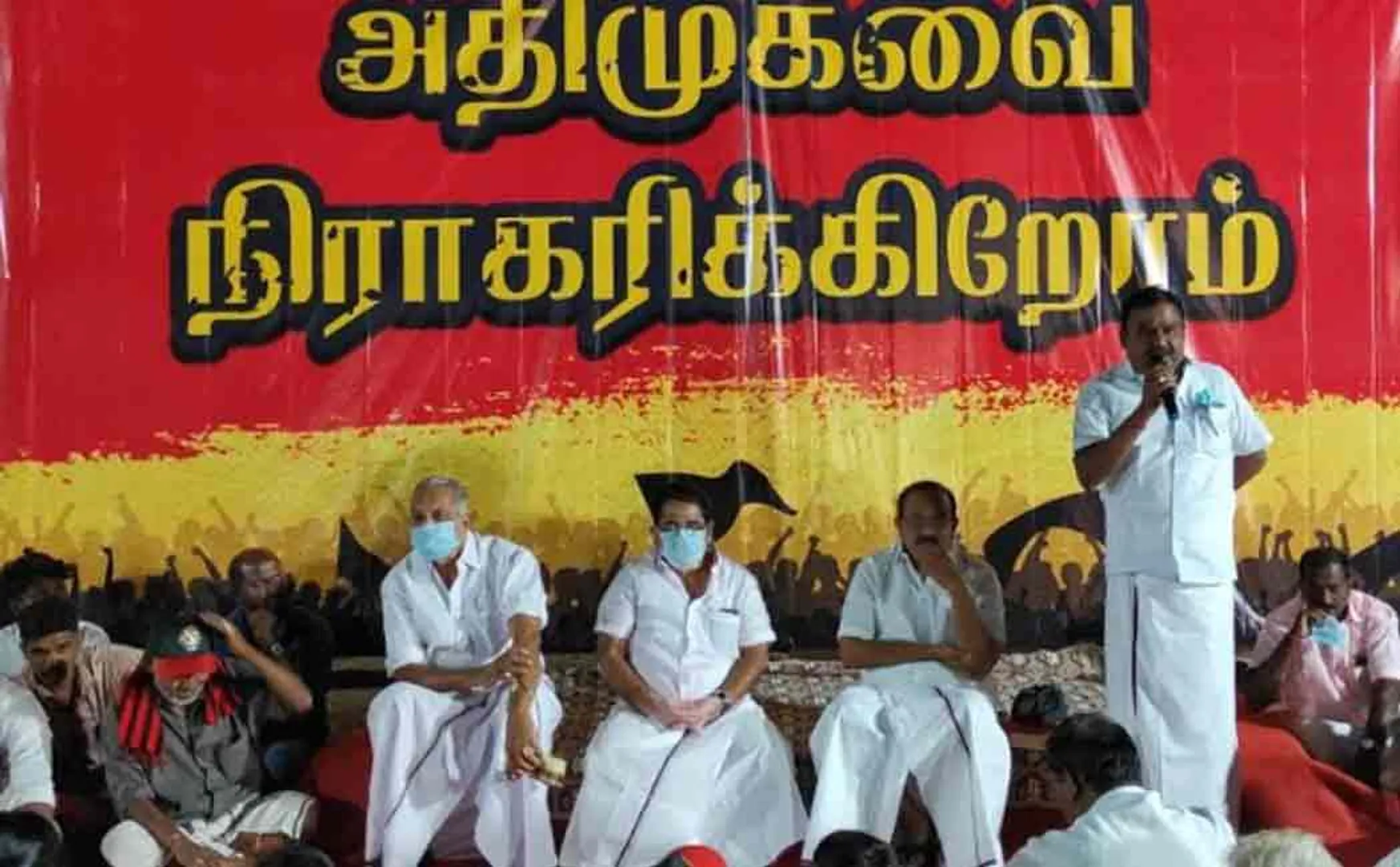 “The DMK will bring University in Ottanchattaram confirmed after coming to power. ”MLA sankarapani