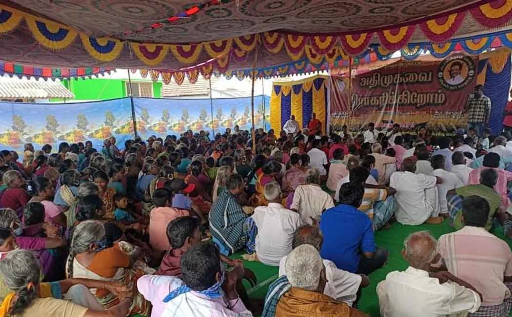 DMK PARTY MAKKAL GRAMA SABHA SALEM DISTRICT PEOPLES 