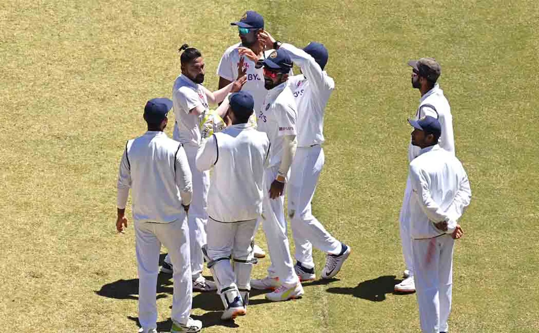 INDIA VS AUSTRALIA TEAMS SECOND TEST MATCH INDIA WIN 