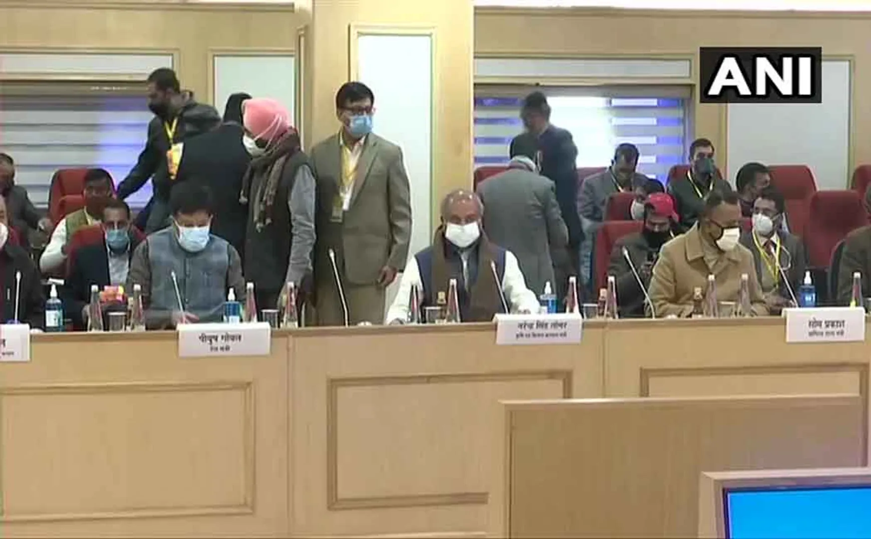 union government discussion with farmers agricultural bills 