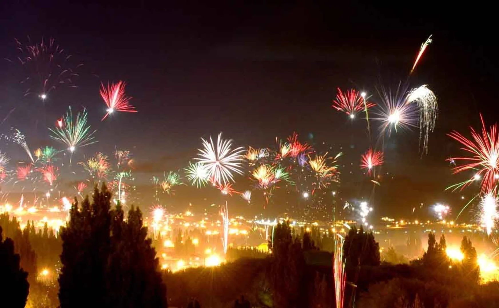 NEW YEAR CELEBRATION WORLD WIDE PEOPLES 