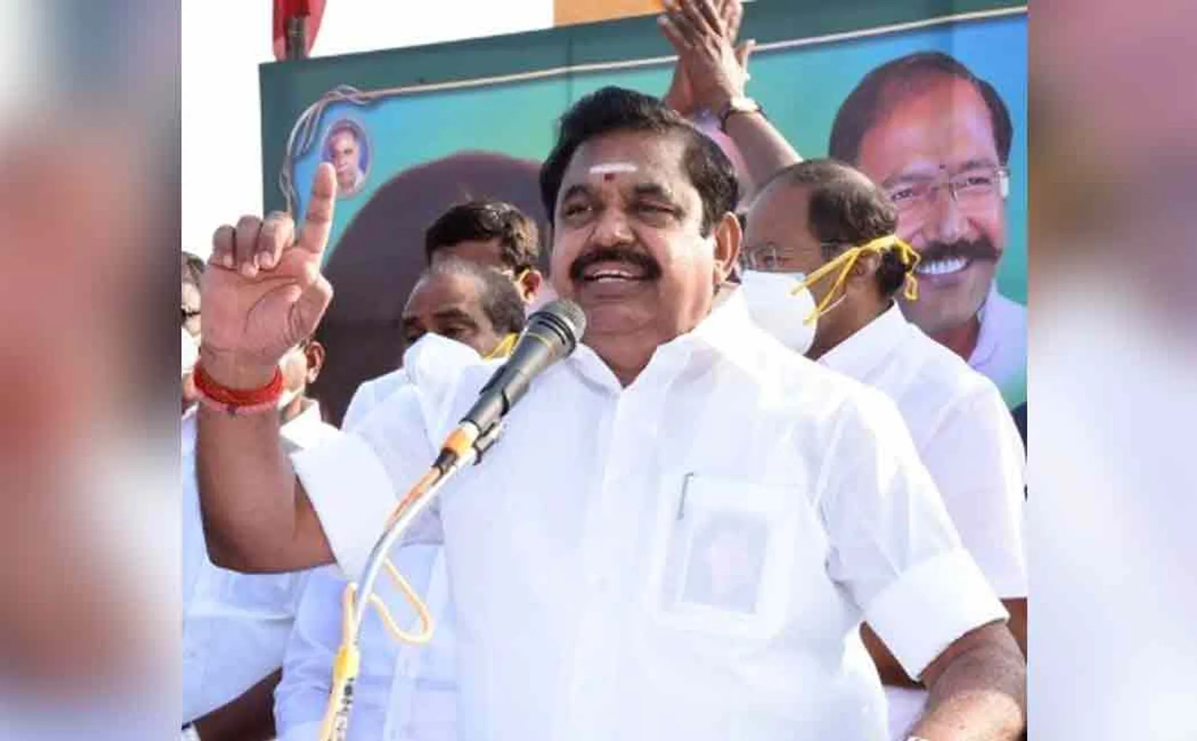 ADMK Edappadi palanisamy speech madurai perungudi about dmk family politics 