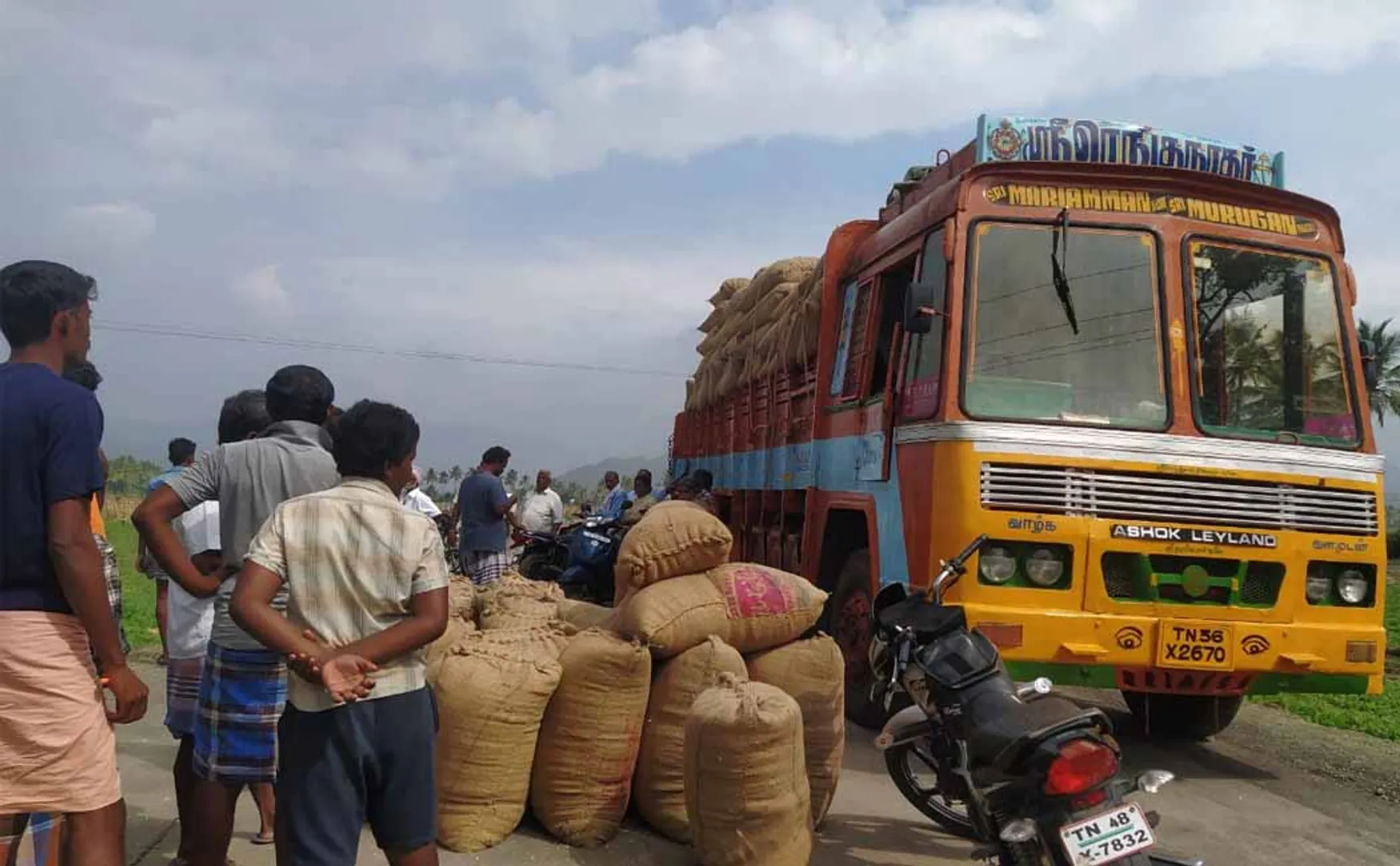 trichy district, additional 20 kg corn farmers 