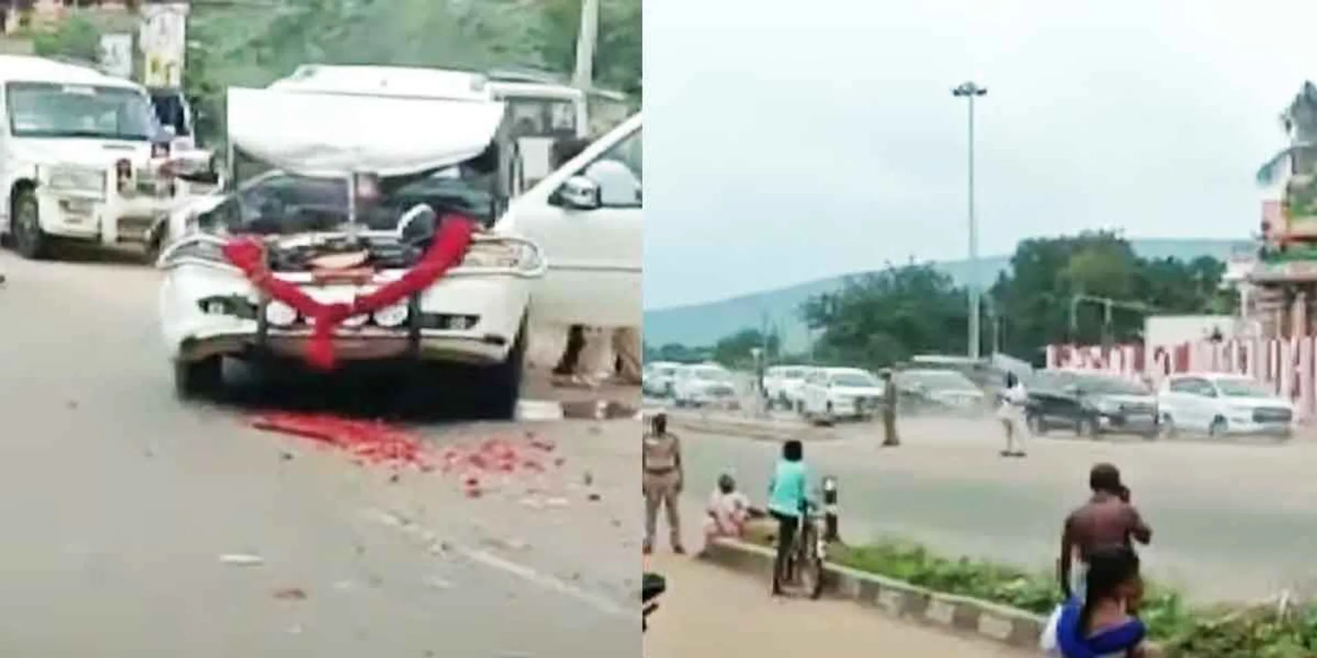 Cars following CM's car incident in thoothukudi