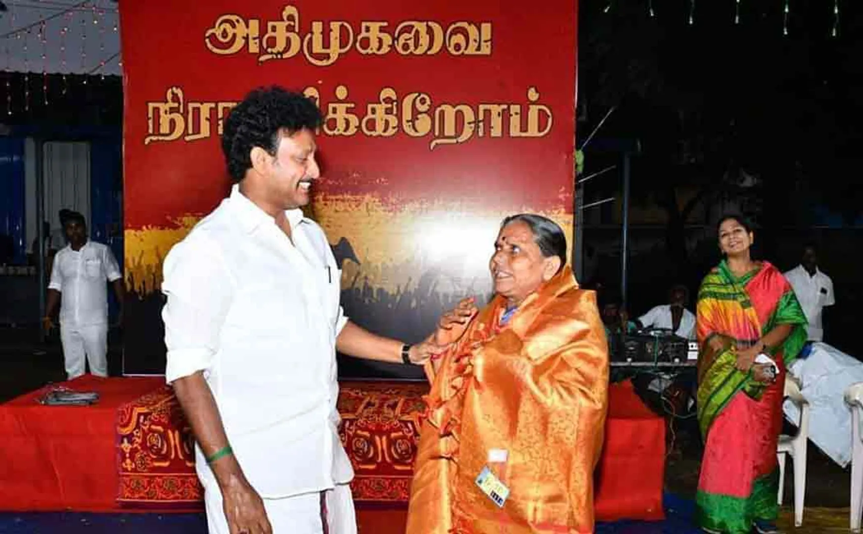 The problem of the people is always the DMK. Seeing as his problem - Mahesh Poyamozhi in MLA