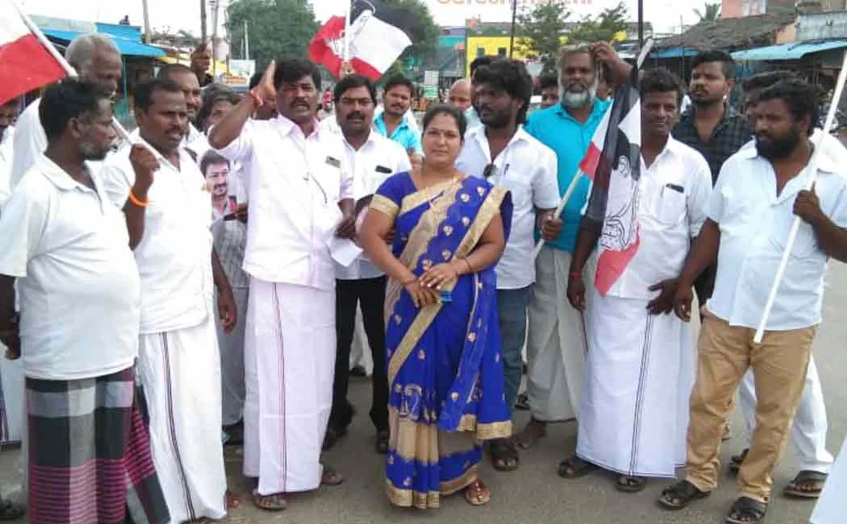 AMMK members condemns udhaynithi stalin 