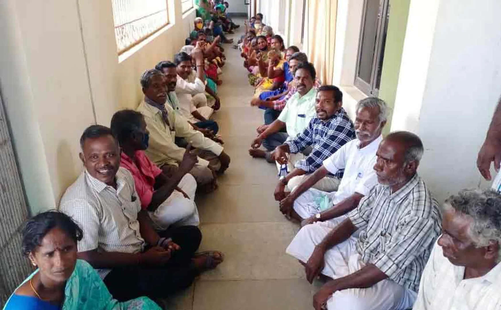 NLC people demanding appropriate compensation for those who gave land to the NLC