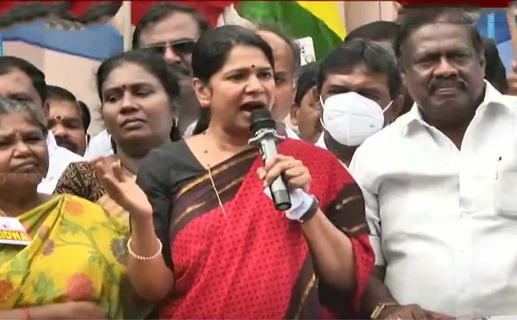pollachi dmk mp kanimozhi alliance parties leaders 
