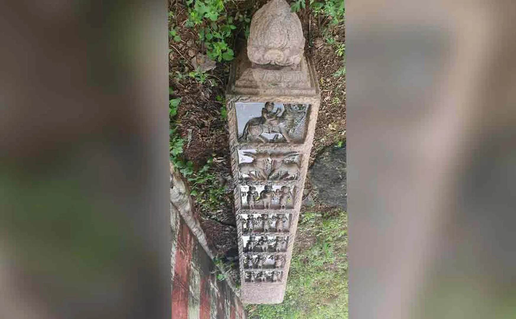 Discovery of a 600 year old inscription near Dindigul! 