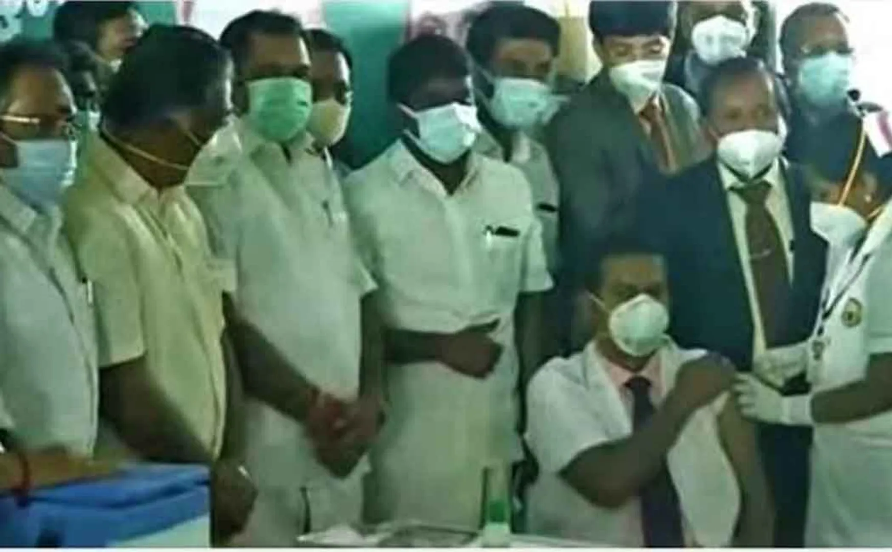 corona injected to people in 160 centres