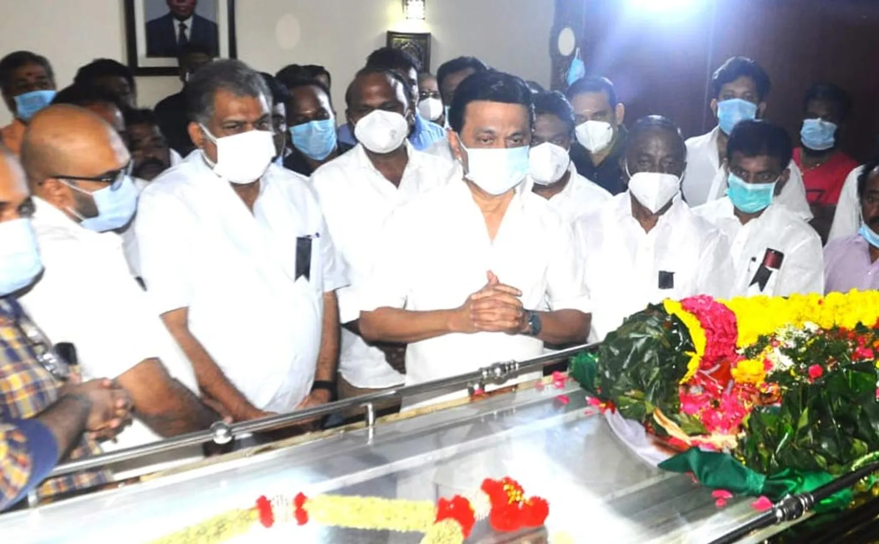  M.K.Stalin pay Tribute to B.S.Gnanadesikan 