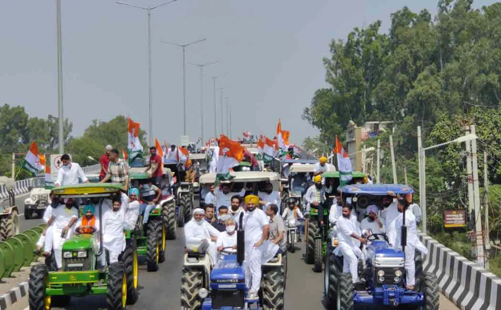 farmers are firm about tractor rally