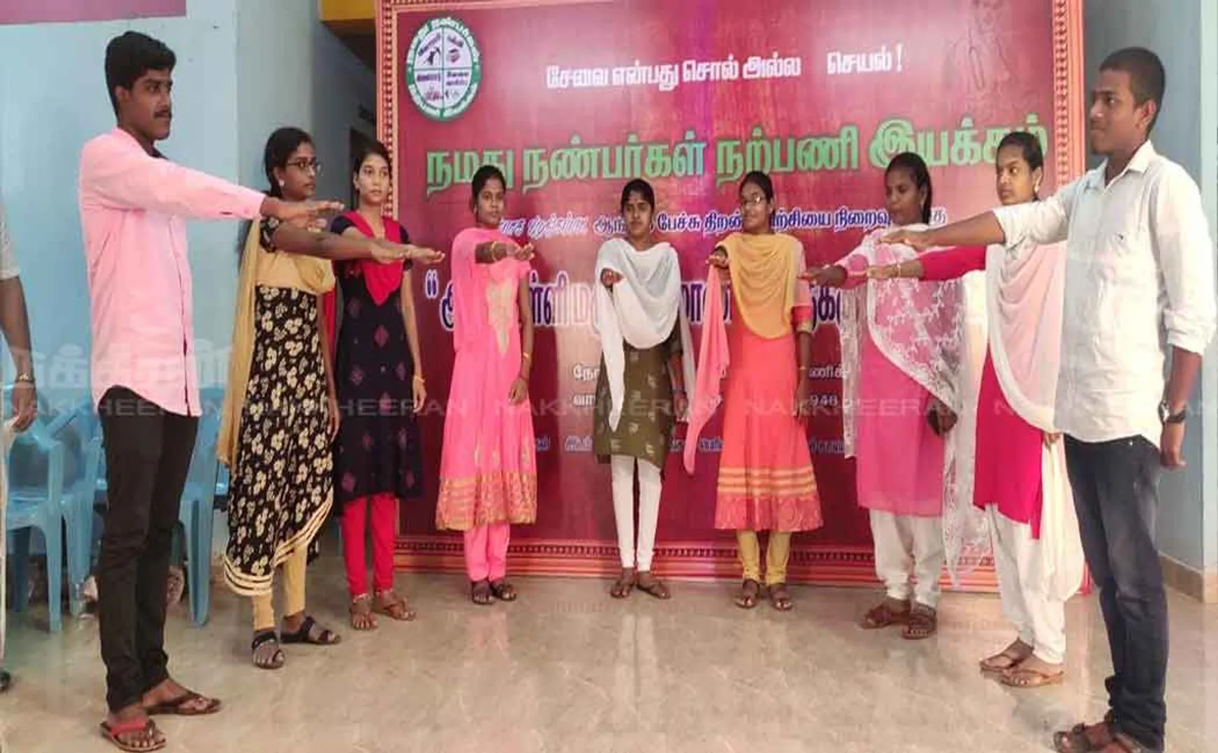 "We will serve the poor .. We will not disappoint" .. - Government School Medical Students.