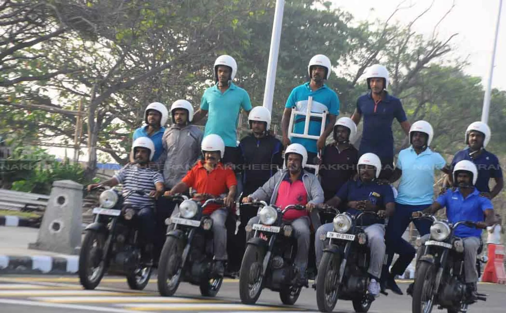 Troops Rehearsal Republic Day parade at Marina beach..! (picture)