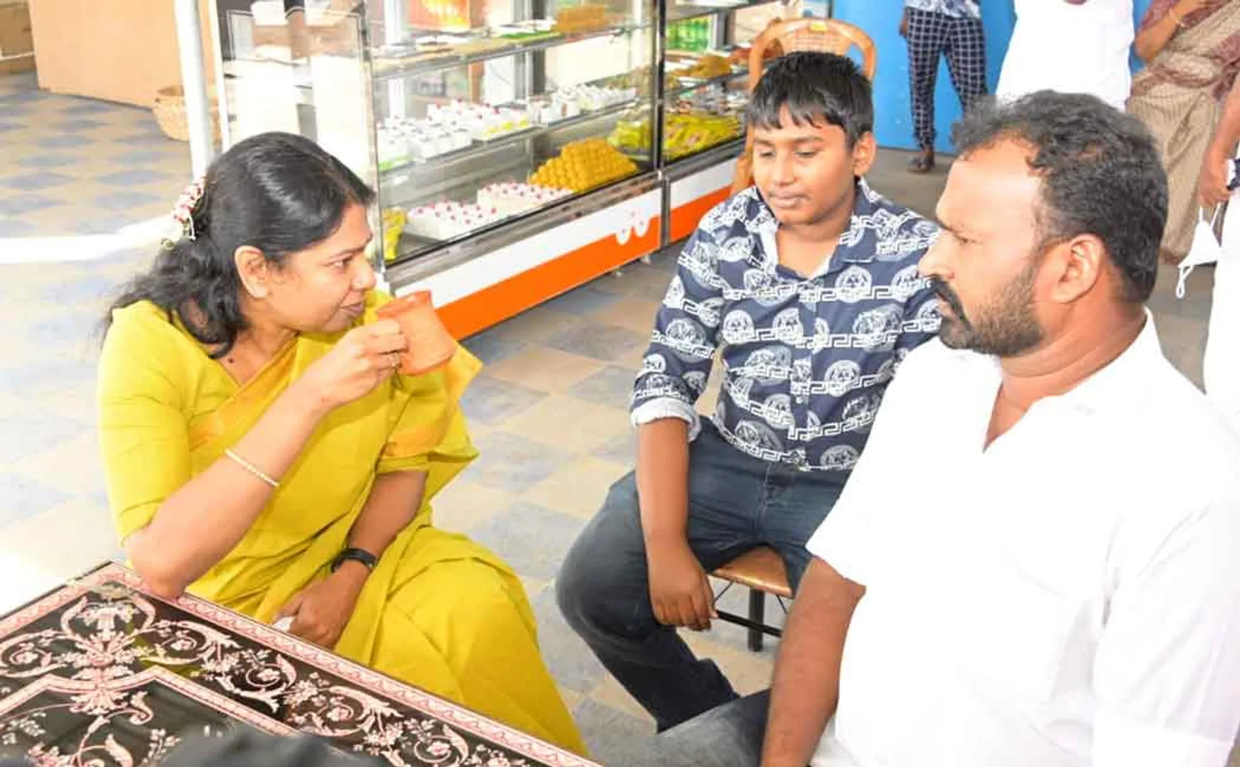 Kanimozhi MP press meet at kanyakumari  