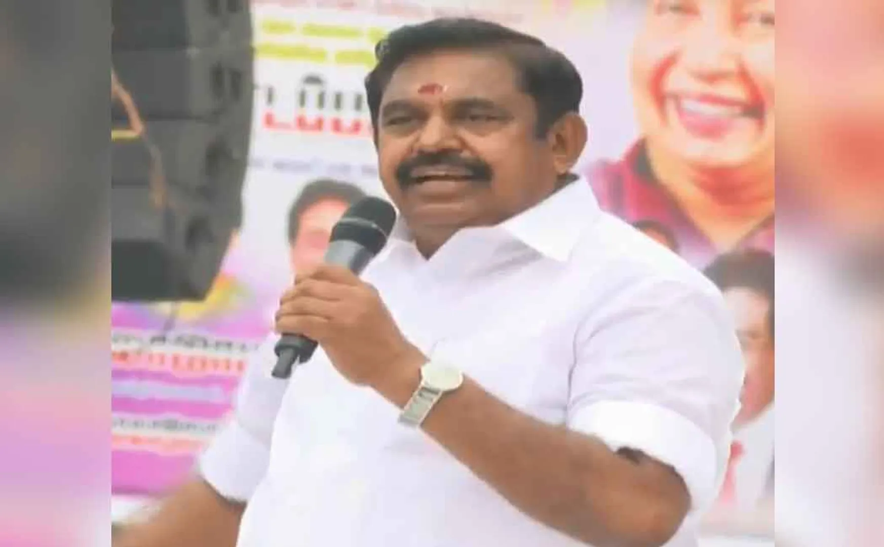 Edappadi palanisamy speech at walaja 