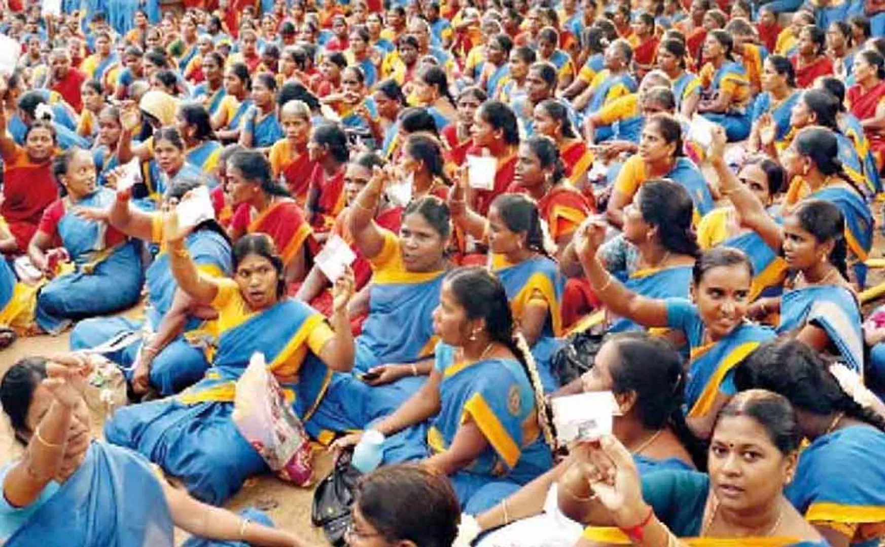 "We too should be made government employees" - Tamil Nadu Anganwadi workers