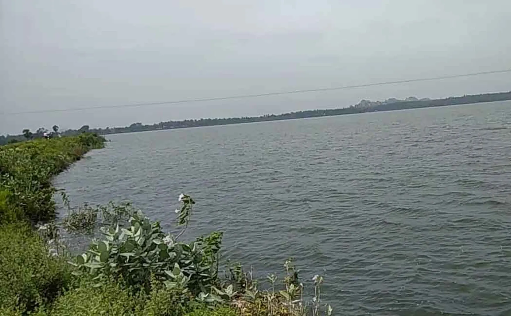 pond filled after long year!! villagers done pooja