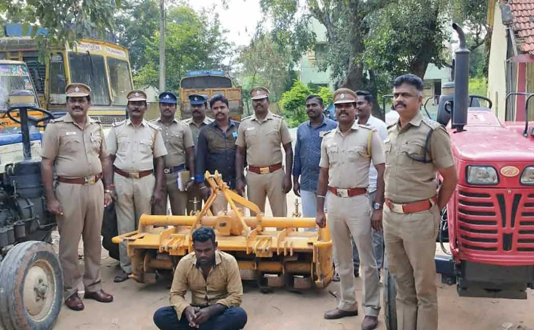 Person arrested in farmers tractor theft case 