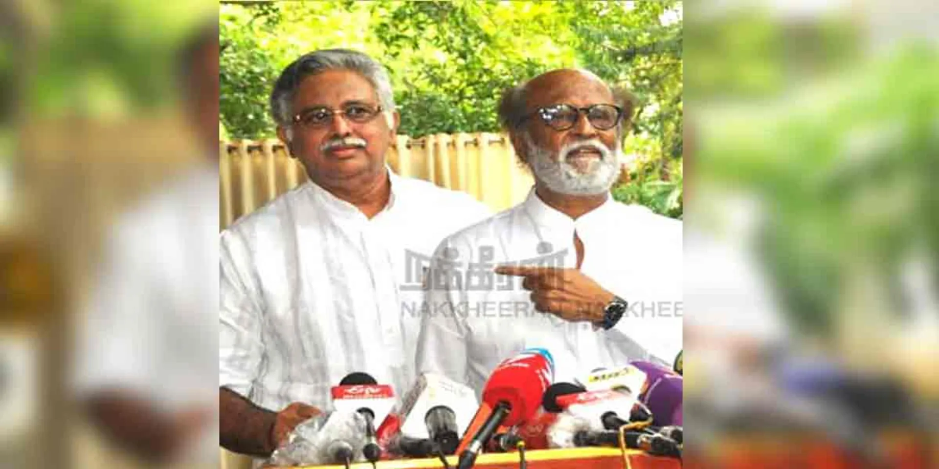  "Rajini's blessings alone will soon be a servant of change" - Arjuna Murthy