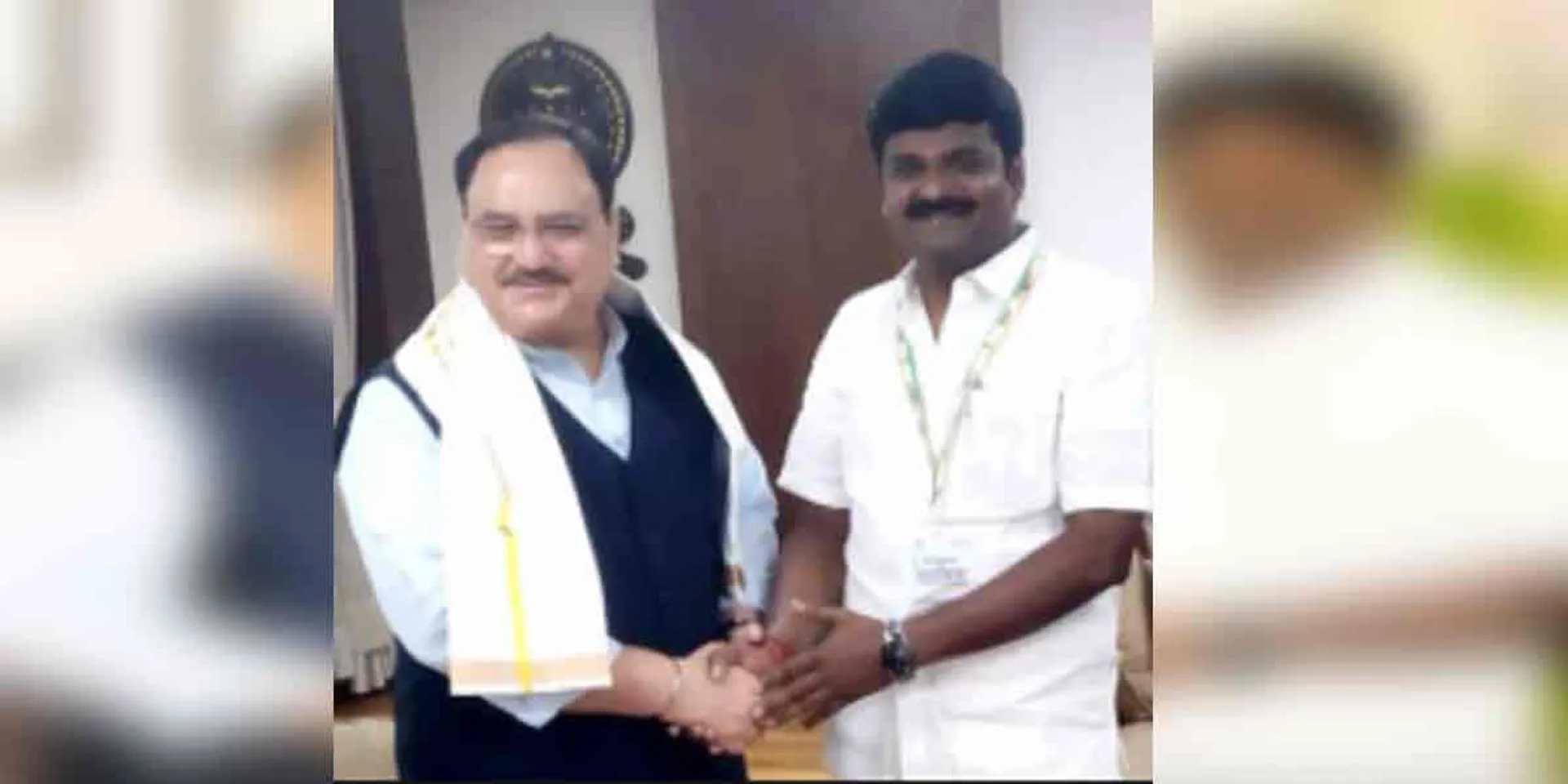  Minister Vijayabaskar meets JP Natta