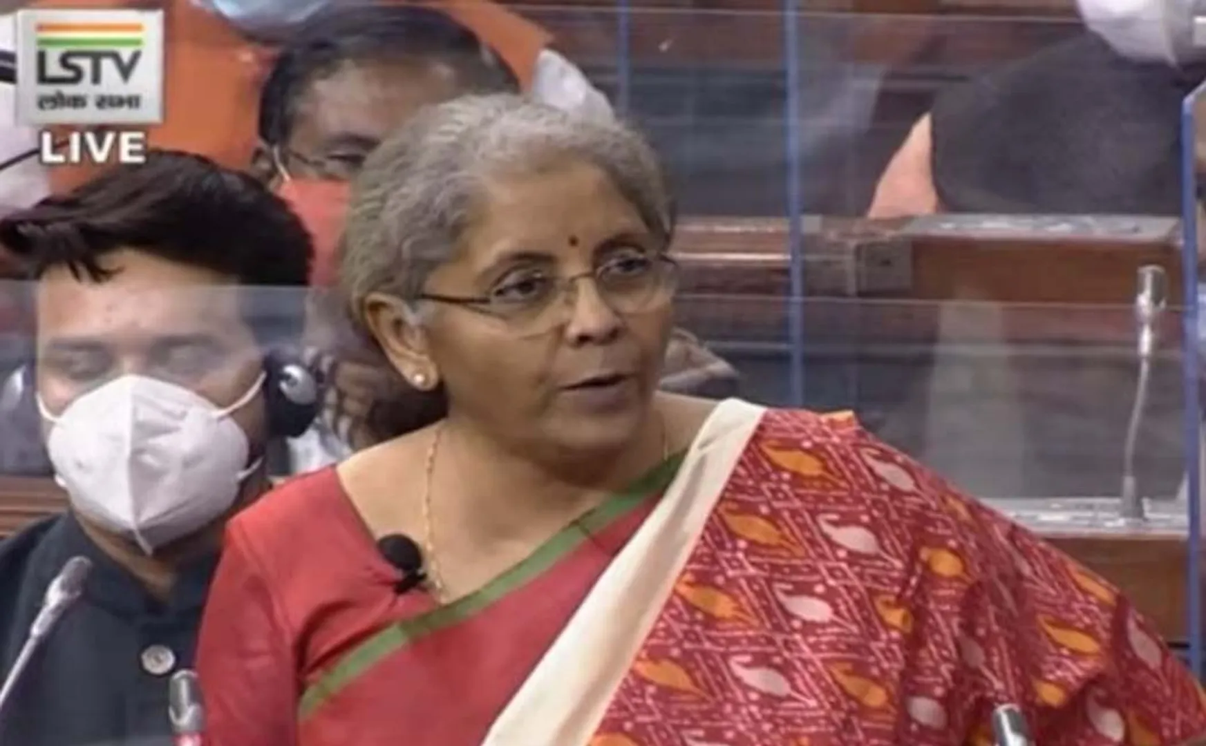 2021- 2022 UNION BUDGET MINISTER NIRMALA SITHARAMAN SPEECH AT PARLIAMENT 