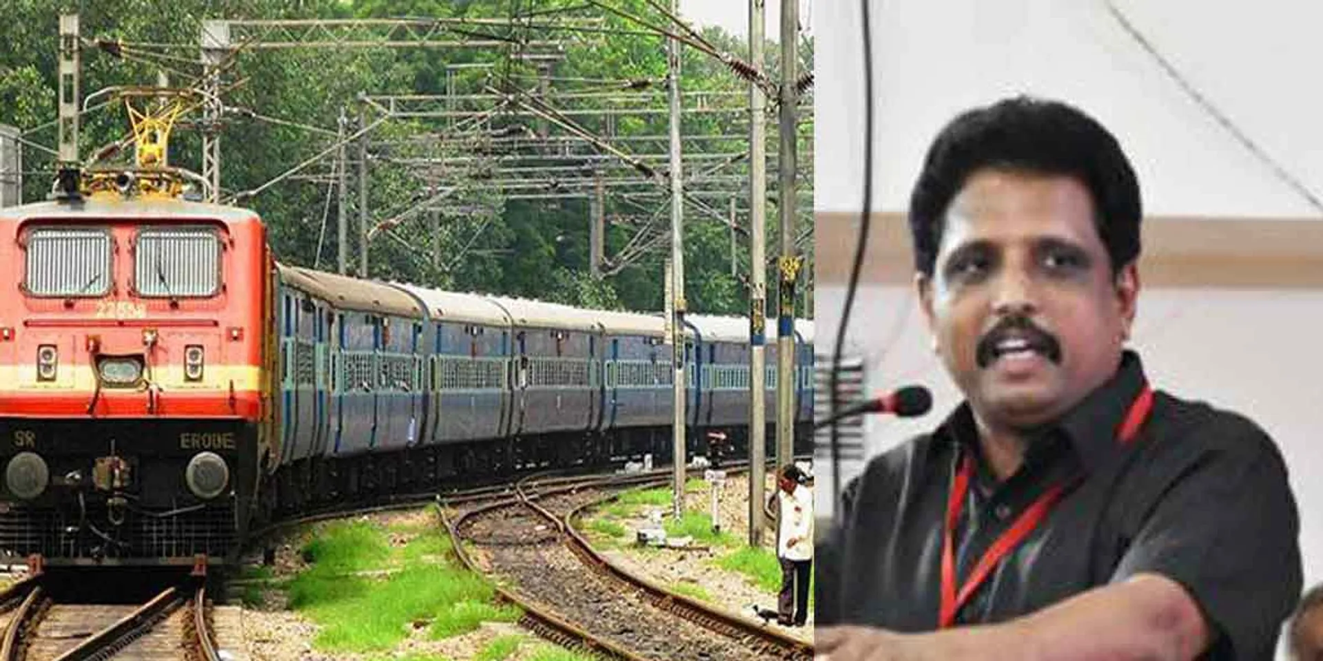 Allocation of just 1000 rupees for railway projects - MP S. Venkadesan condemned