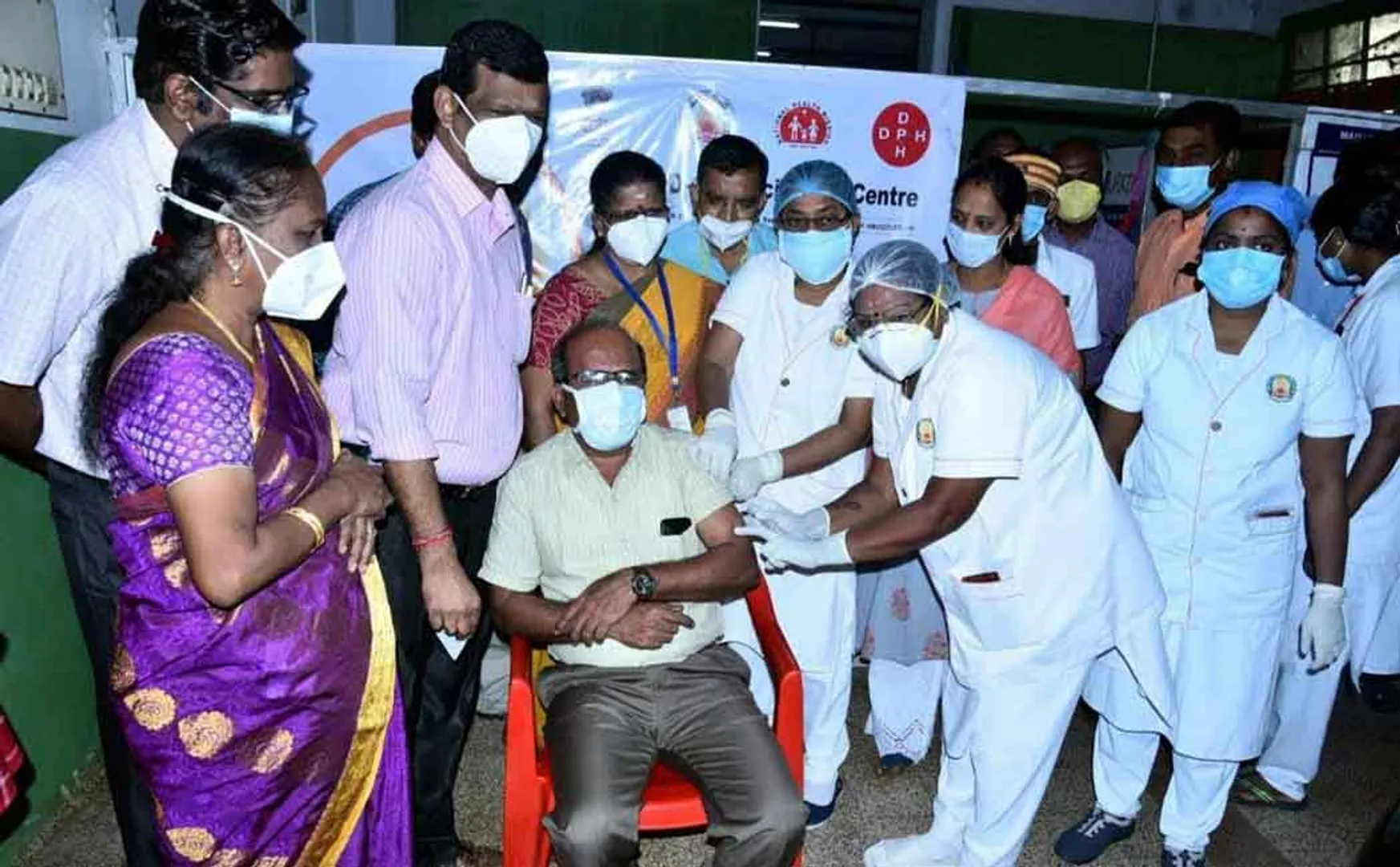 "Registered by application and vaccinated" - Trichy District Collector