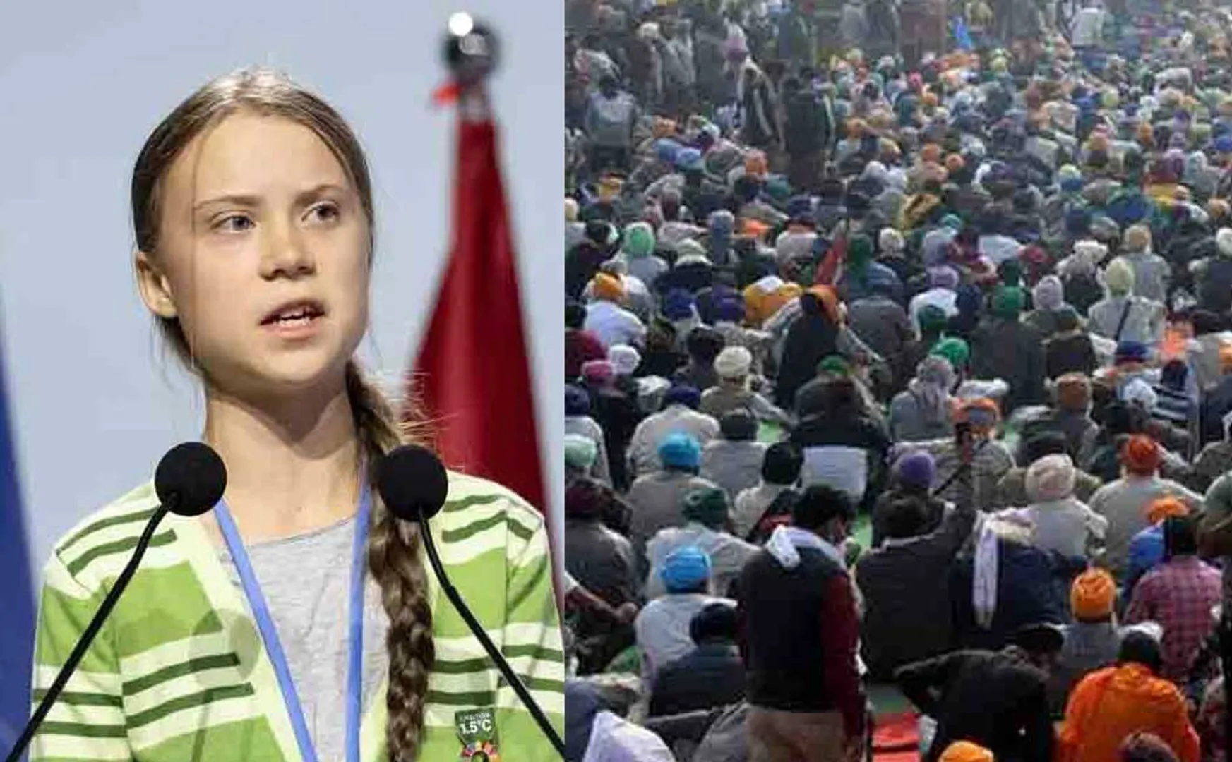 i am always stand with farmers says Greta Thunberg