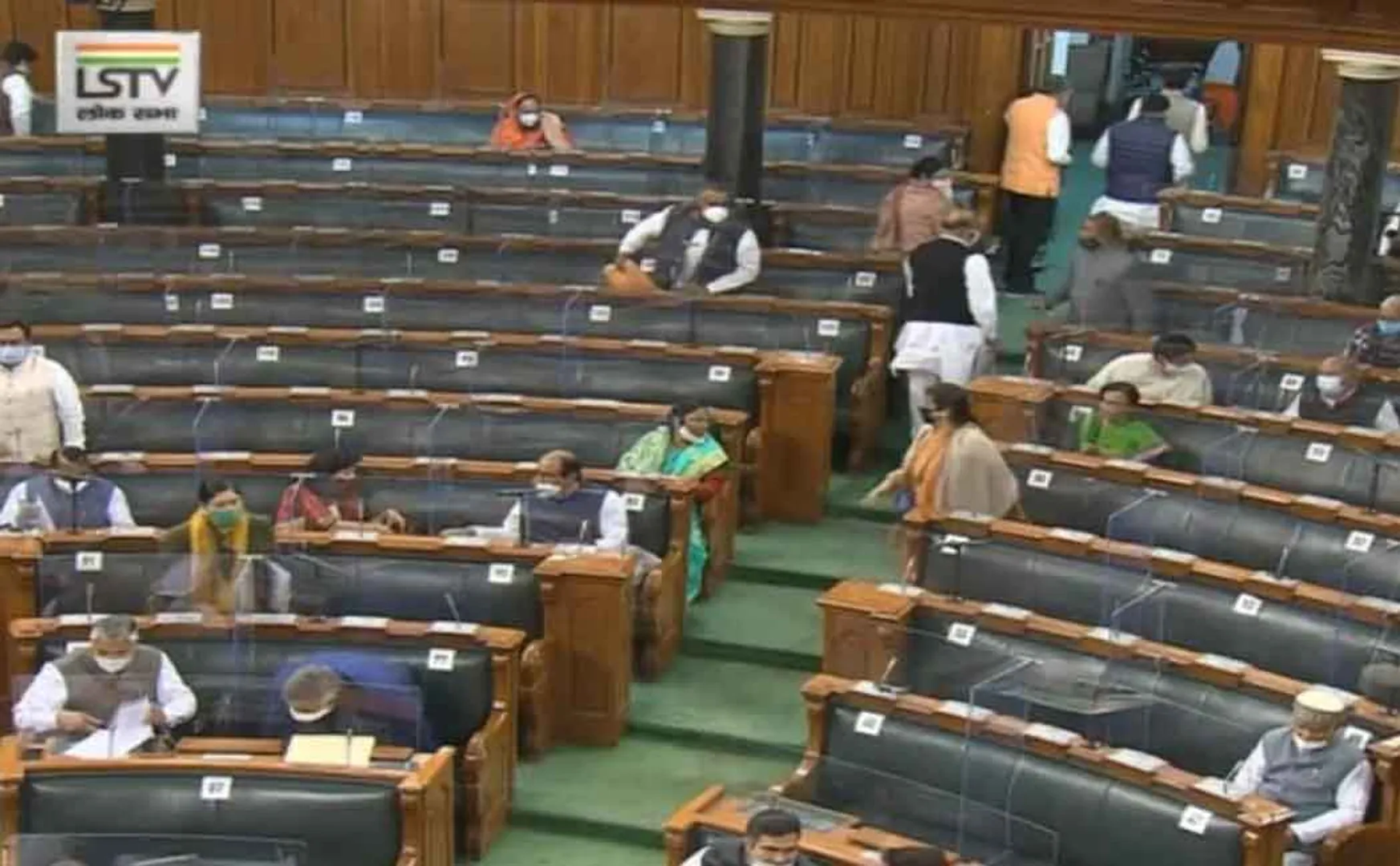 parliament mps lok sabha adjourned speaker 