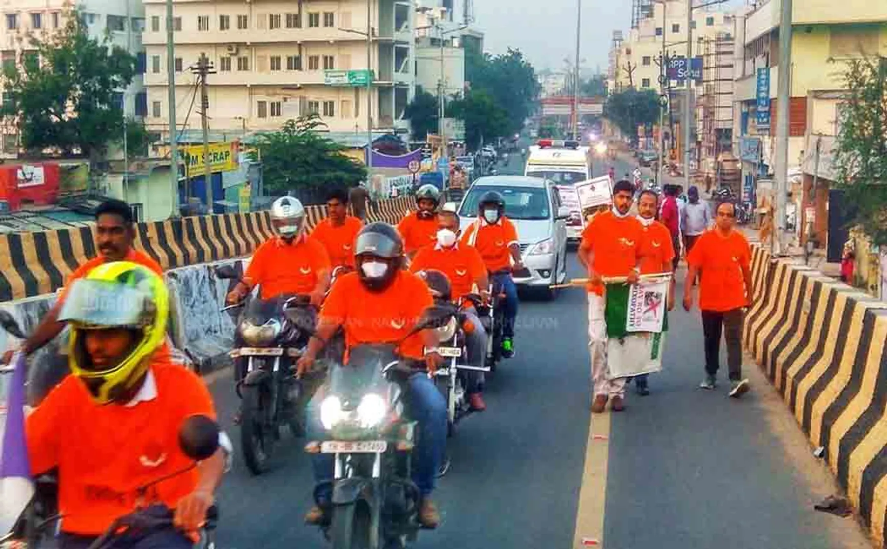 doctors bike rally at erode 
