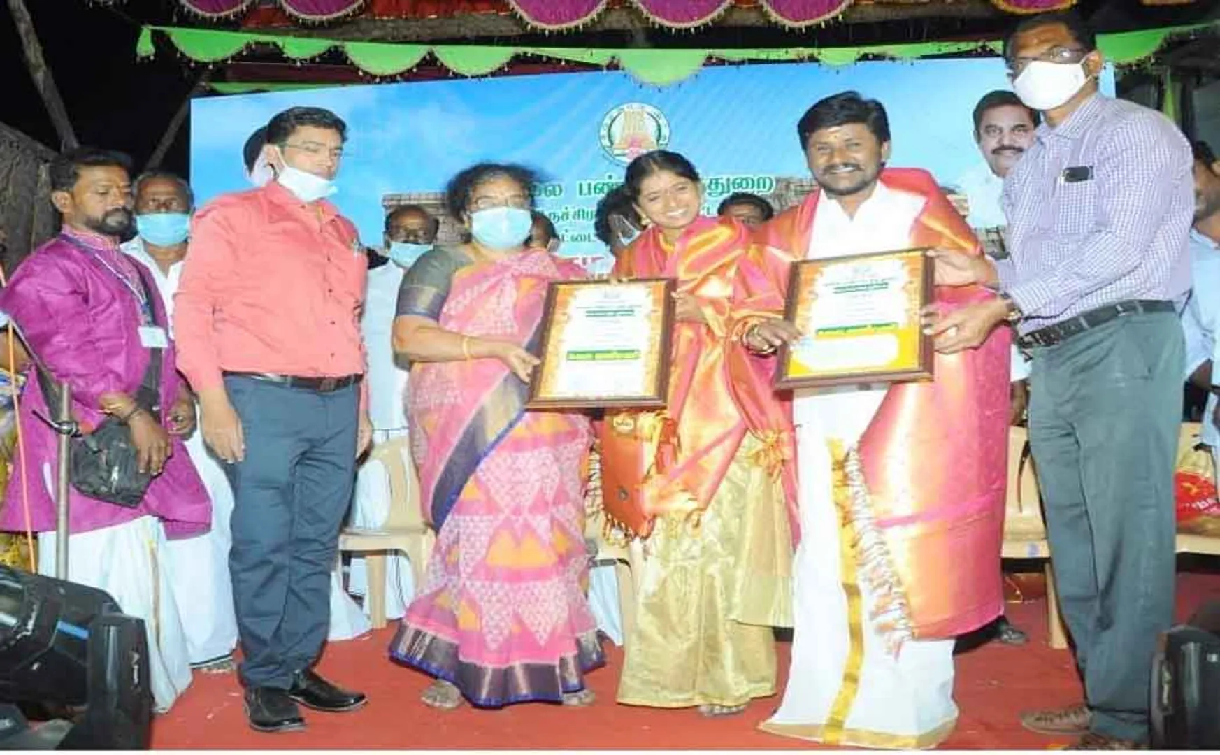 Government of Tamil Nadu Department of Arts and Culture awards in pudukkottai 