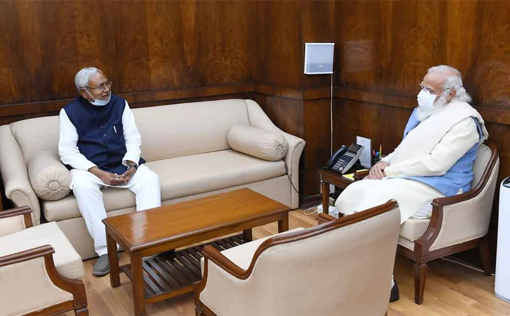 mehalaya and bihar state cms meet pm narendra modi at delhi 