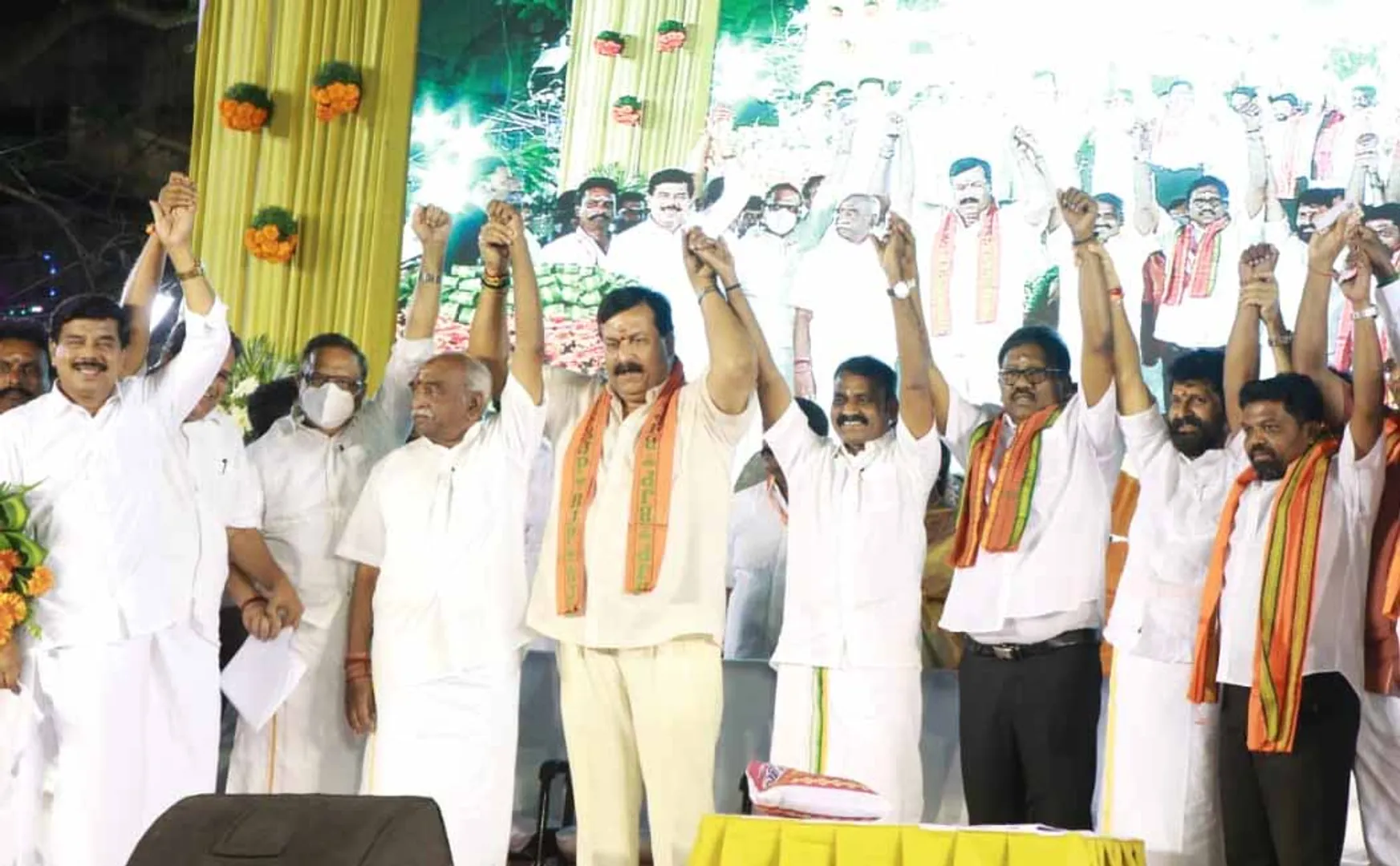 karate thiagarajan join with bjp 
