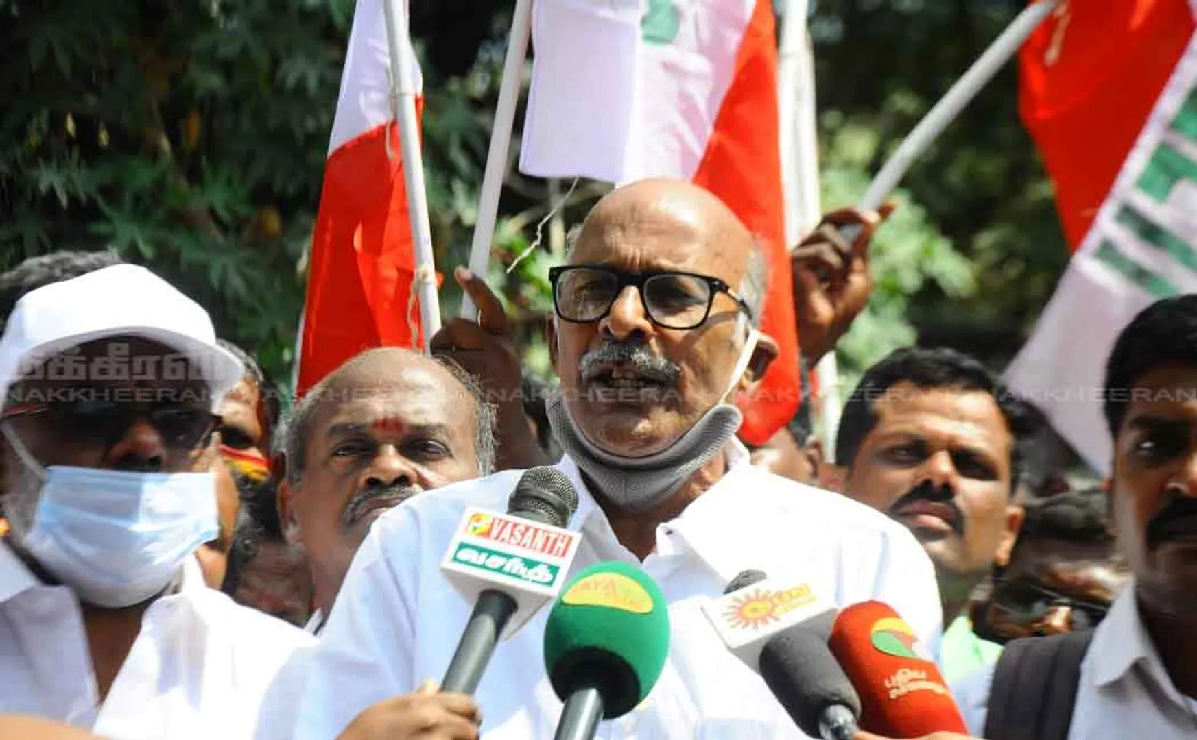 tamilnadu govermnet servants invloved in struggle 