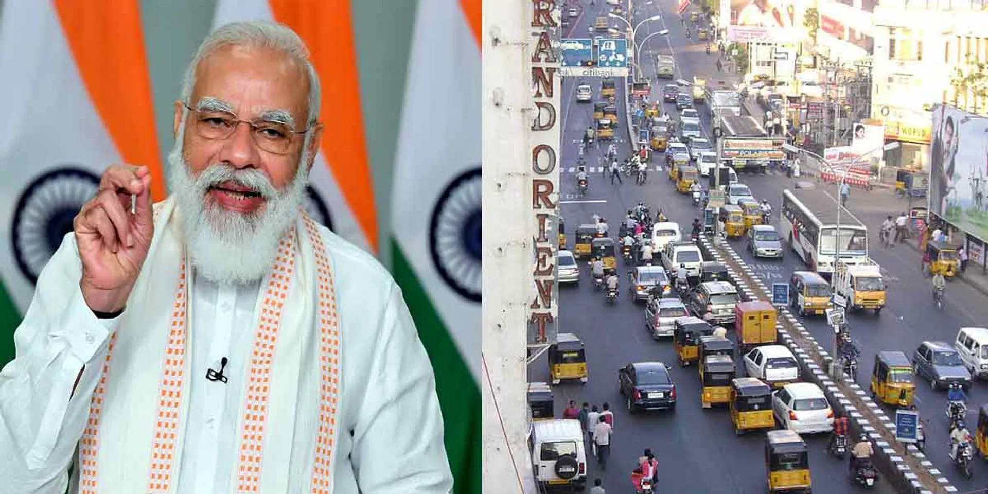  PM to visit tomorrow ... Traffic change in Chennai!
