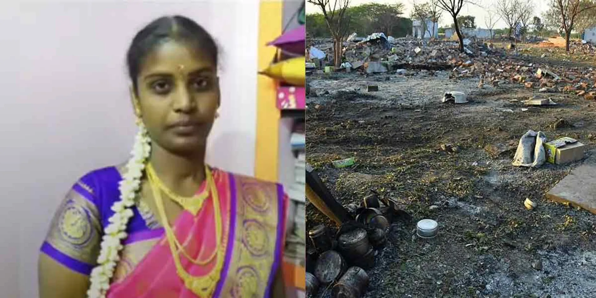 the tragedy of a pregnant woman who worked in a firecracker factory for a salary of 200 rupees!