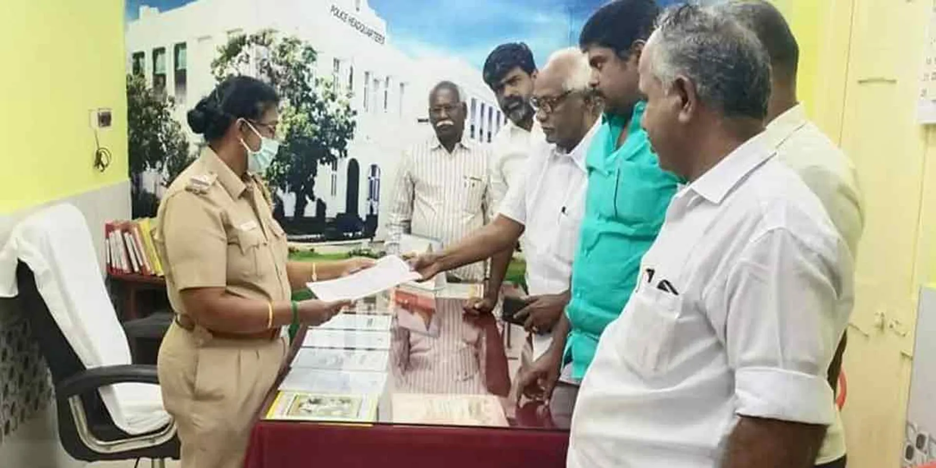 ammk allegation to minister cv shanmugam  