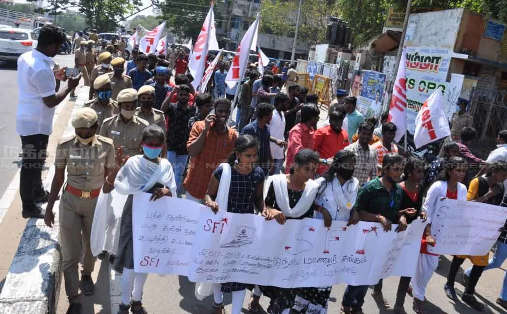 Student Union Rally Against New Education Policy 