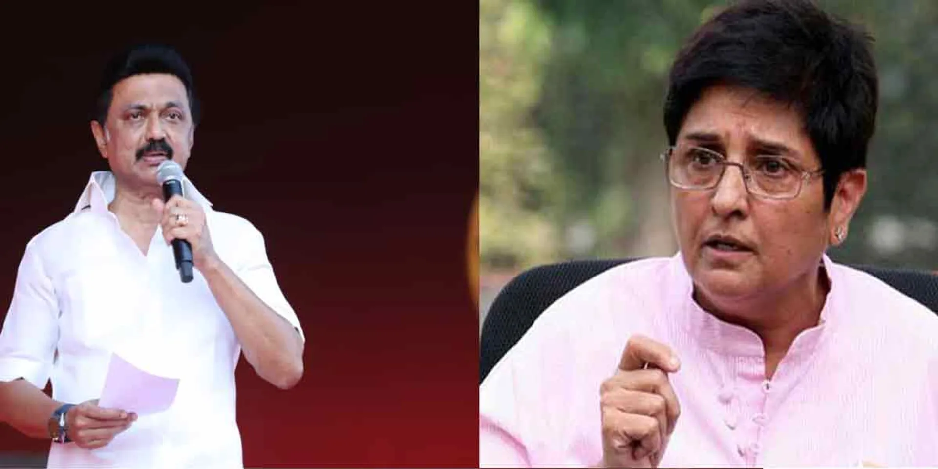 DMK Stalin about removal of Kiranpedi