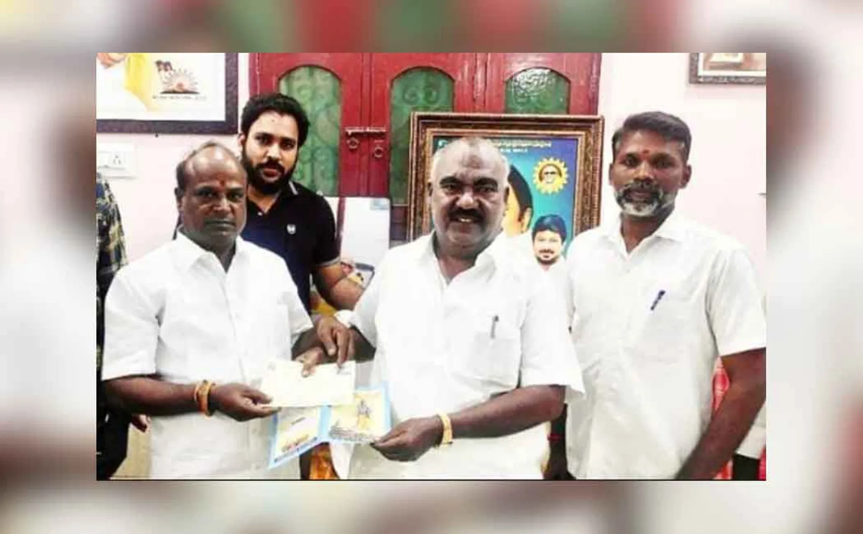 senji DMK MLA Masthan donated to ram temple 