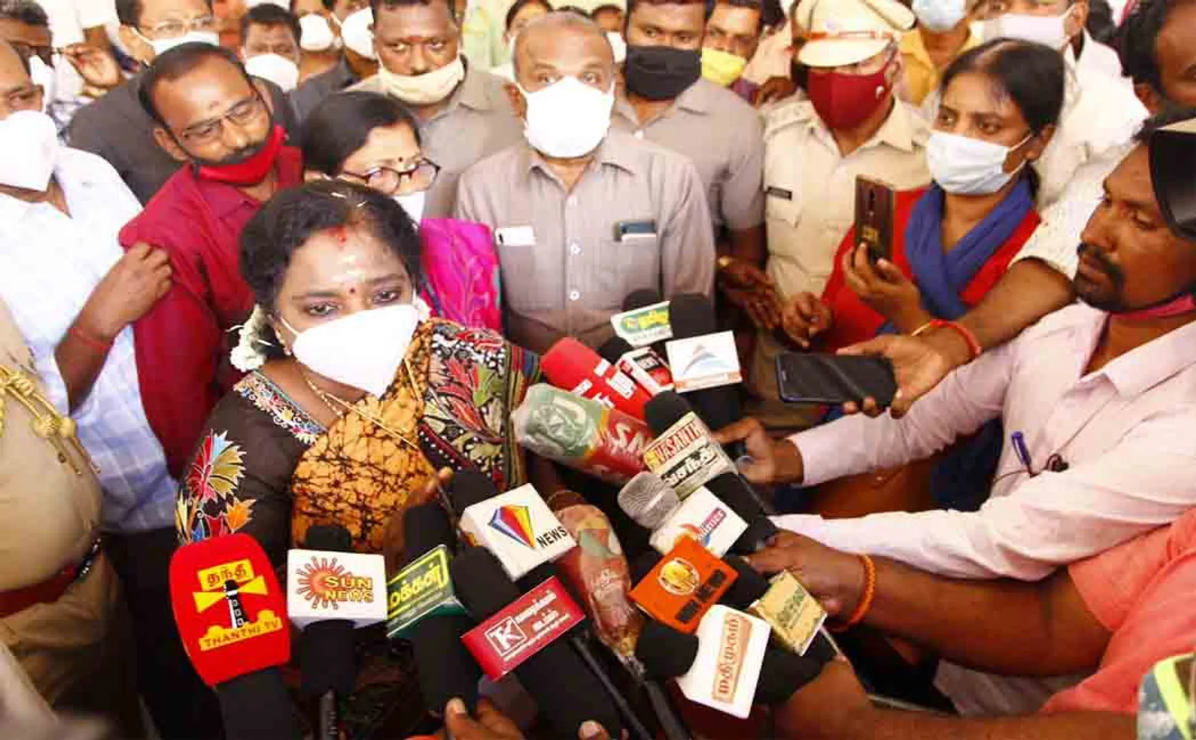 governor tamilisai soundararajan pressmeet at chidambaram 
