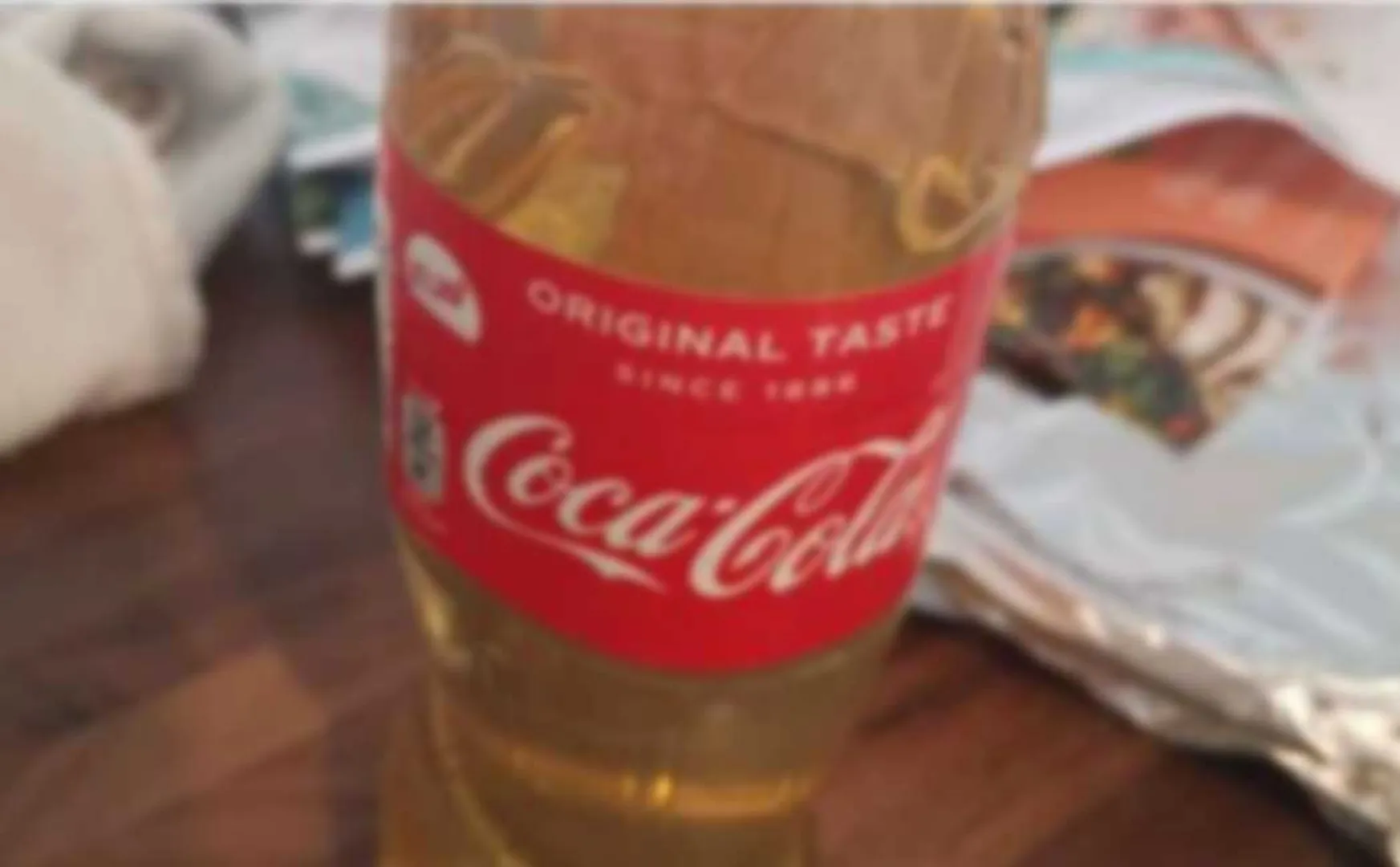online order for food but gets urine bottle