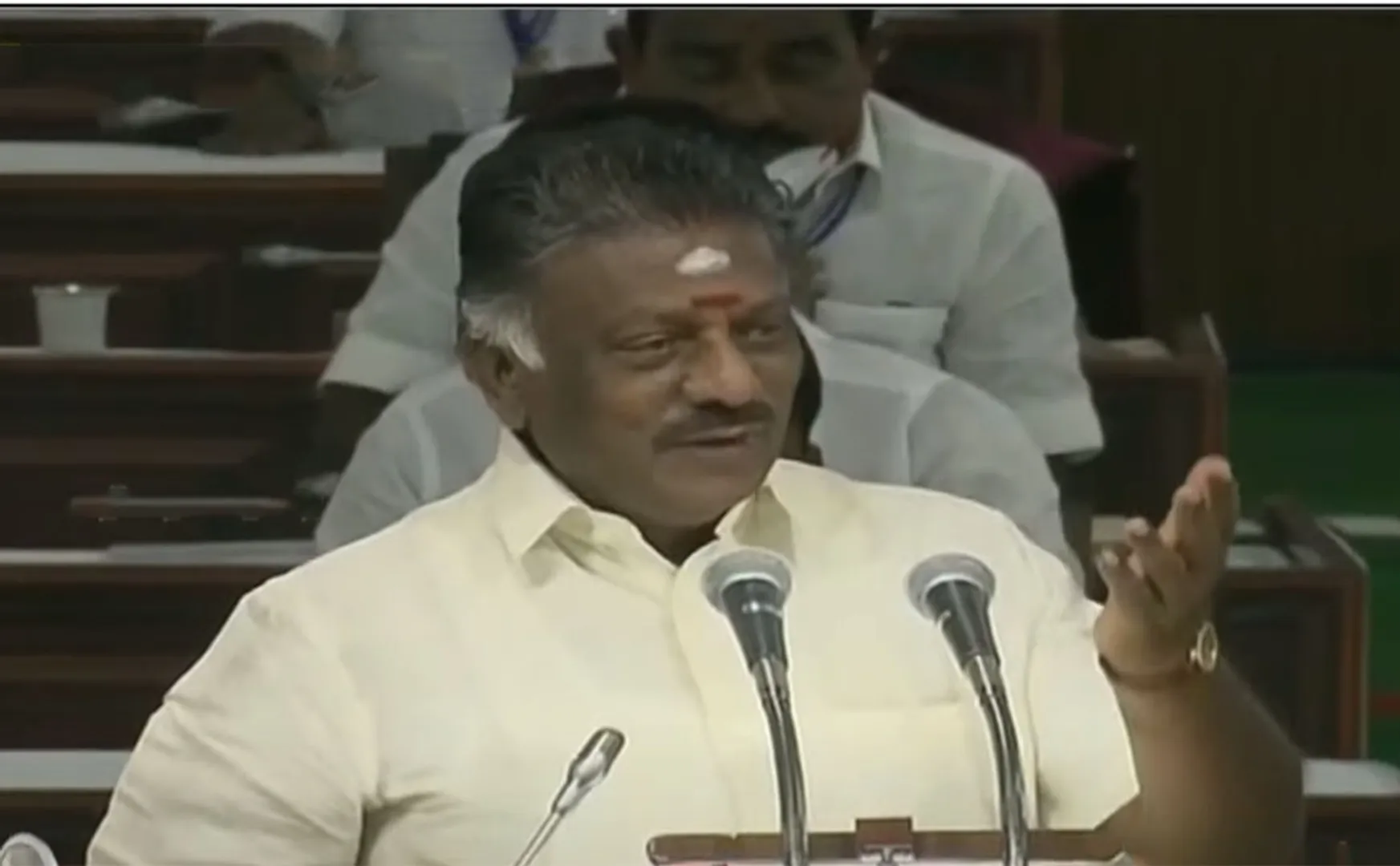 tamilnadu interium budget deputy cm opanneerselvam with tn assembly 