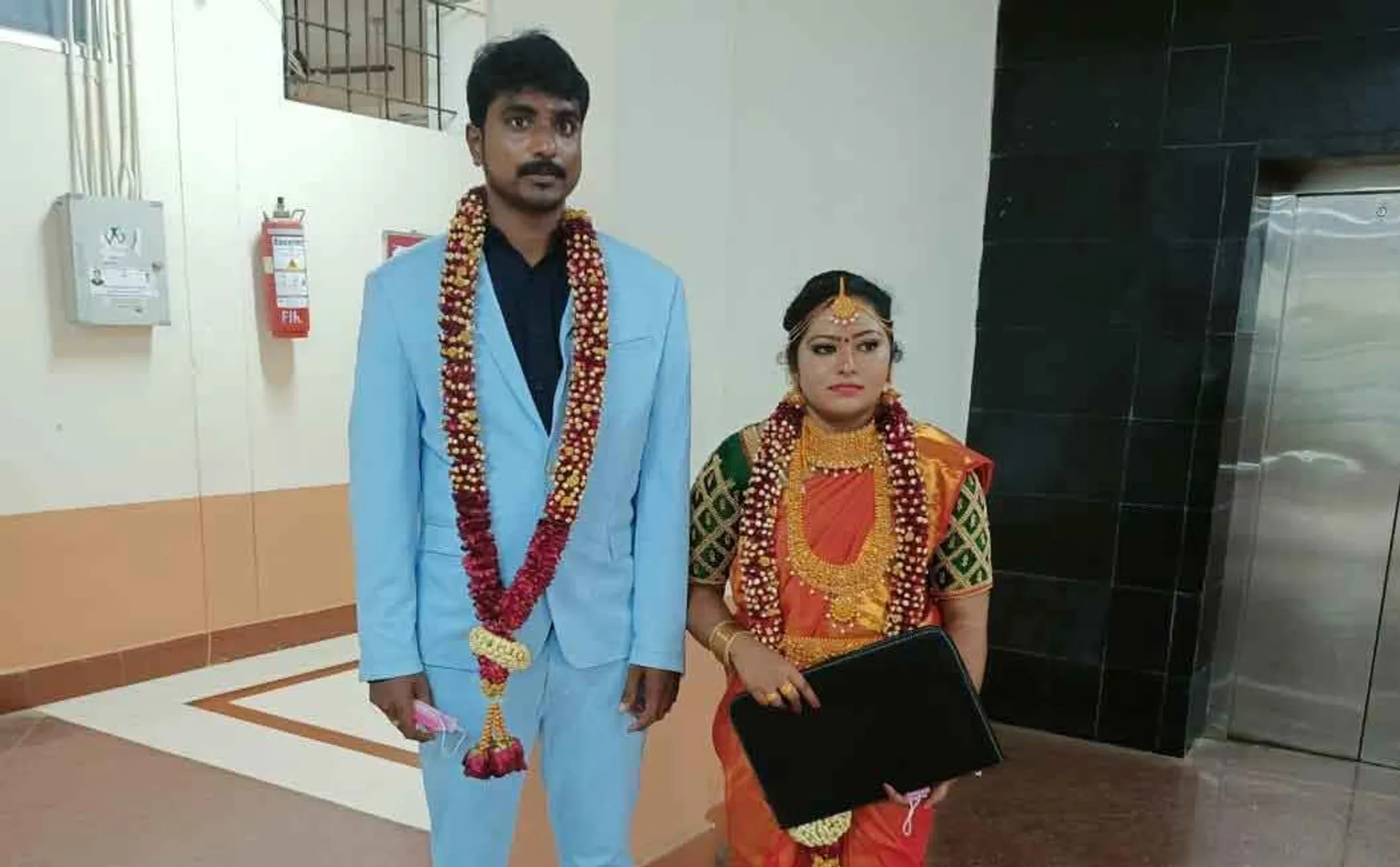The newlyweds who attended the interview 