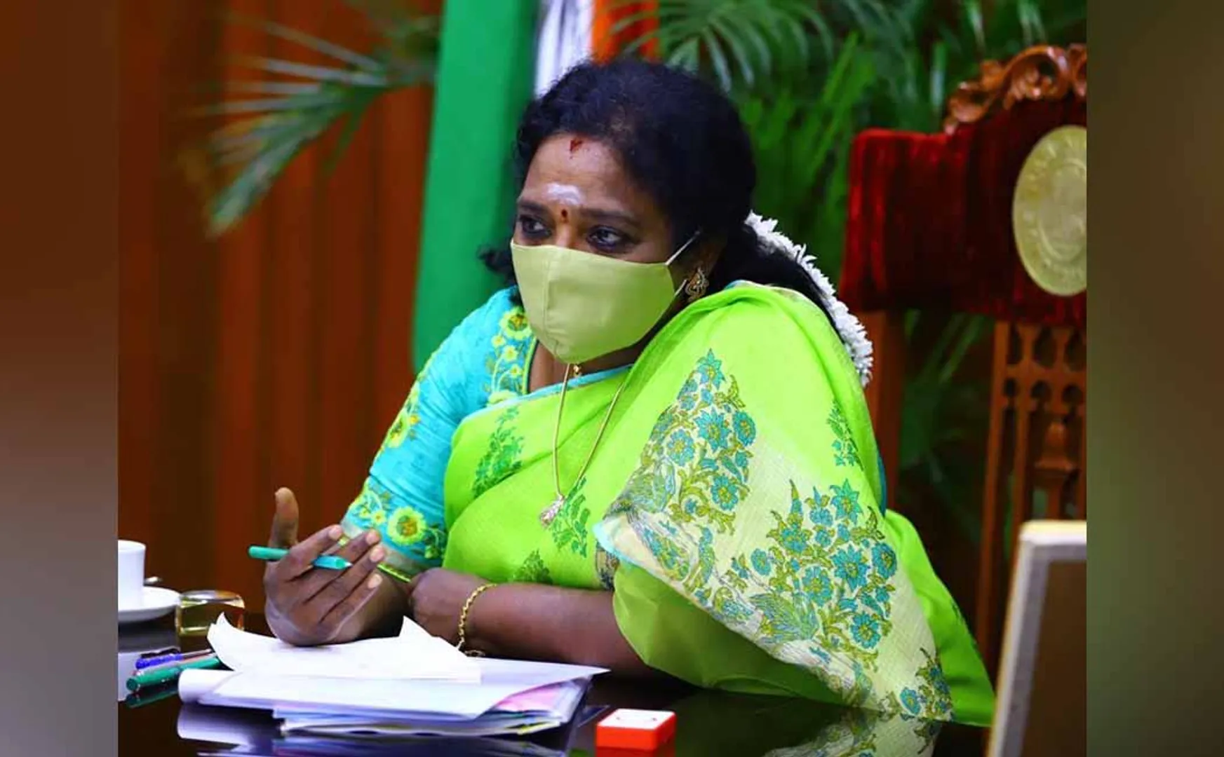 puducherry governor wrote letter for union government 