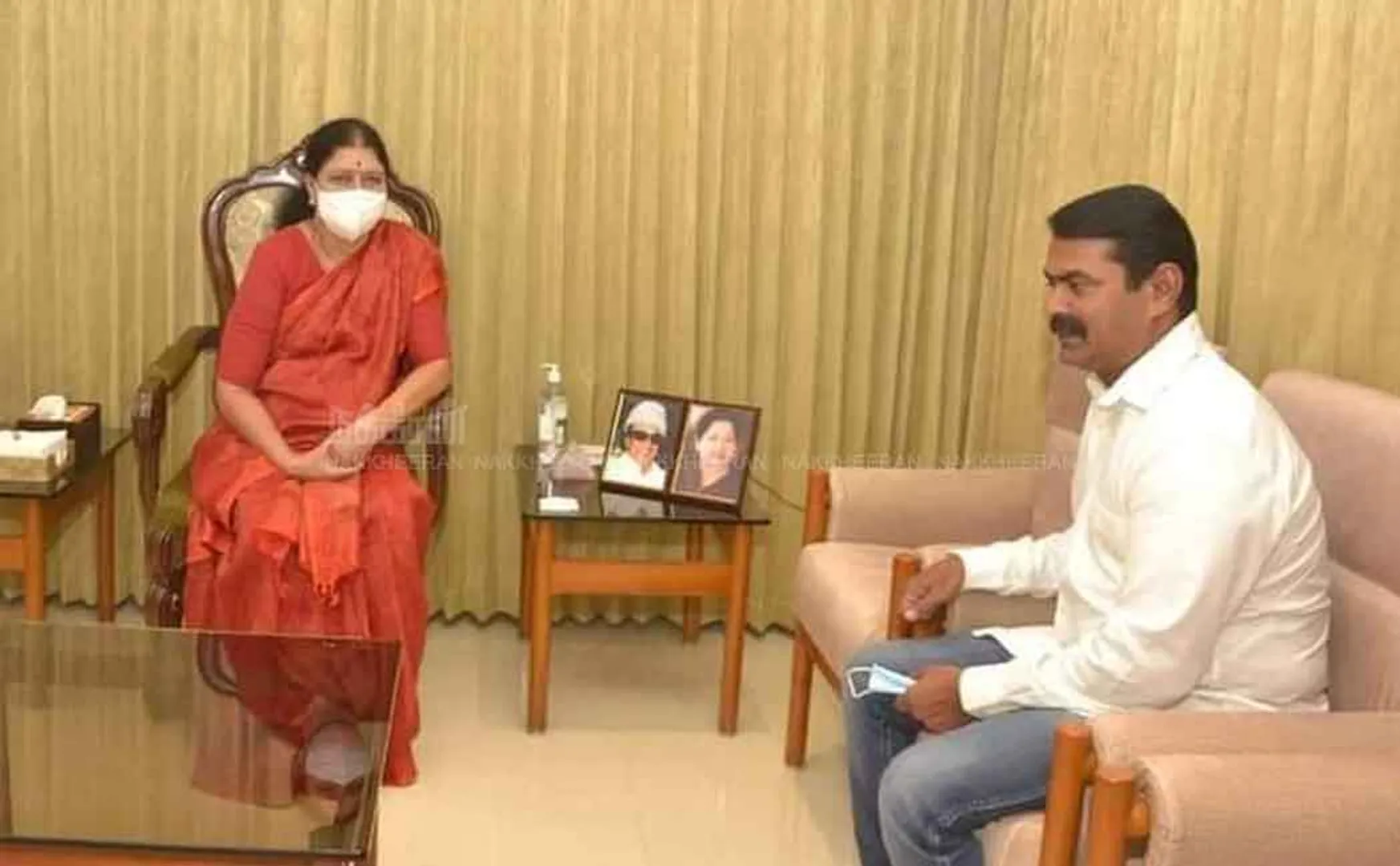 Seeman meets sasikala