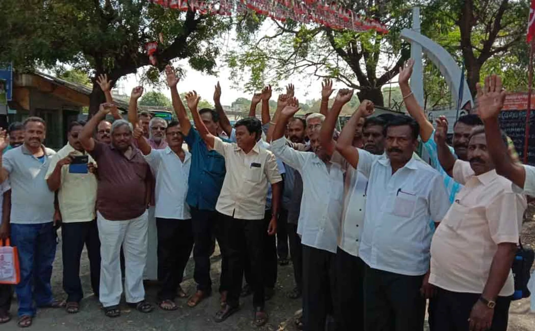  Trichy, Karur Transport workers strike  