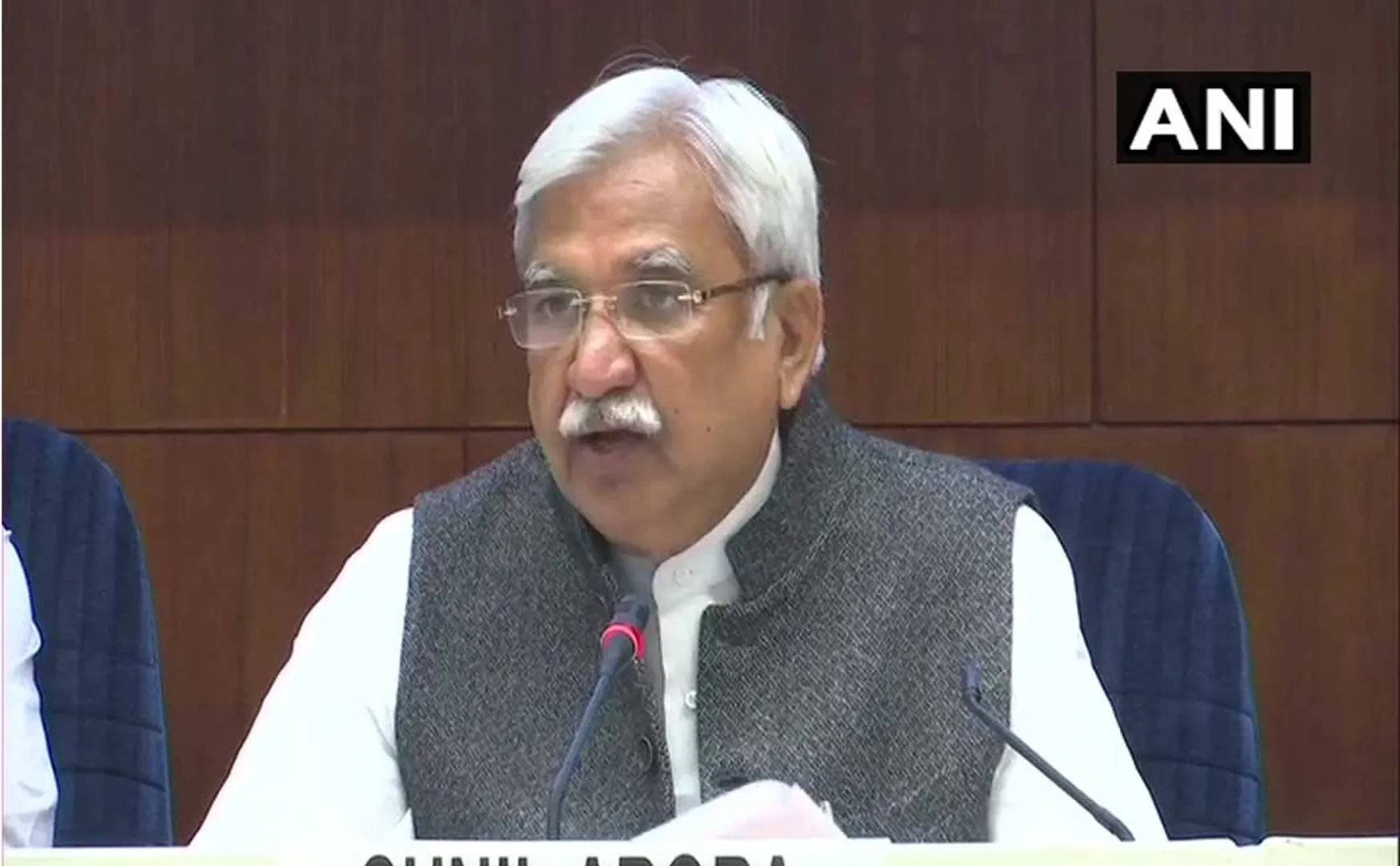 chief election commissioner pressmeet at delhi 