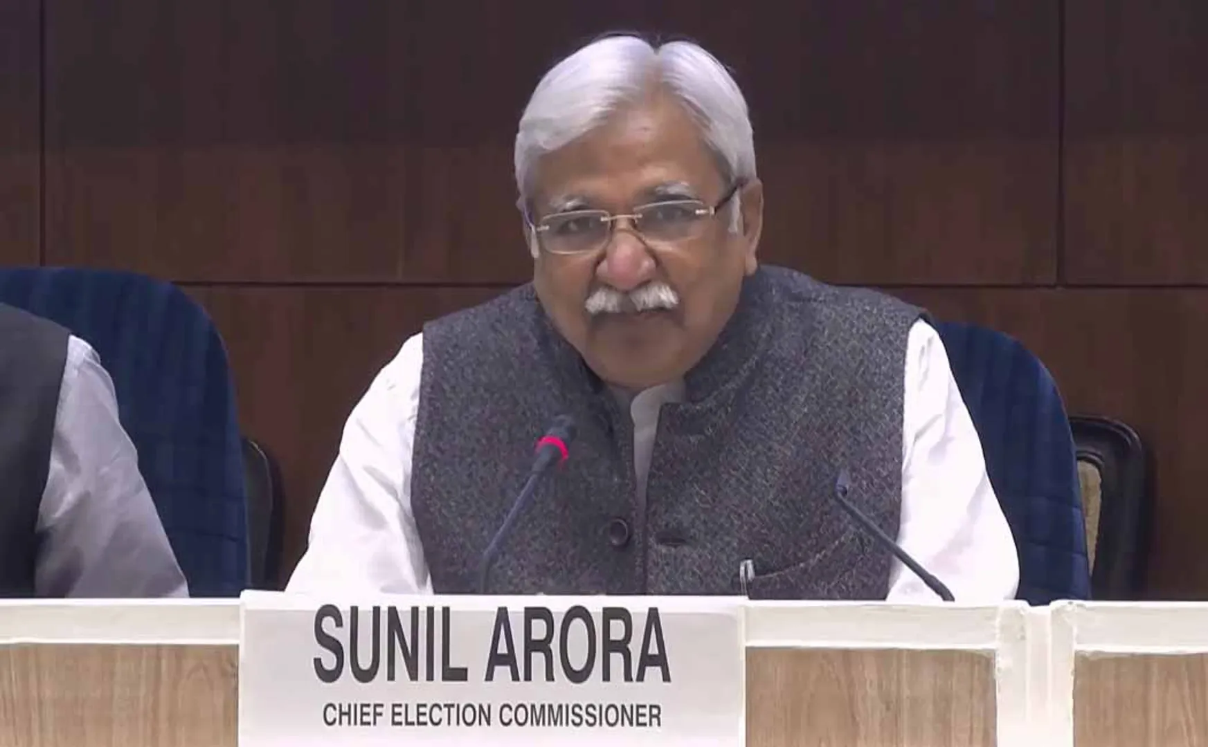 chief election commissioner pressmeet at delhi west bengal 8th phase election 